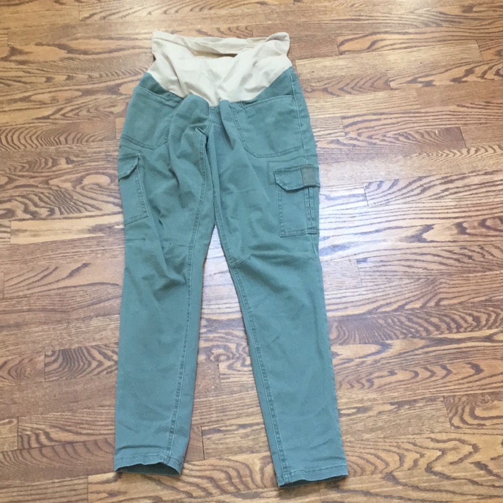 Motherhood maternity cargo pants